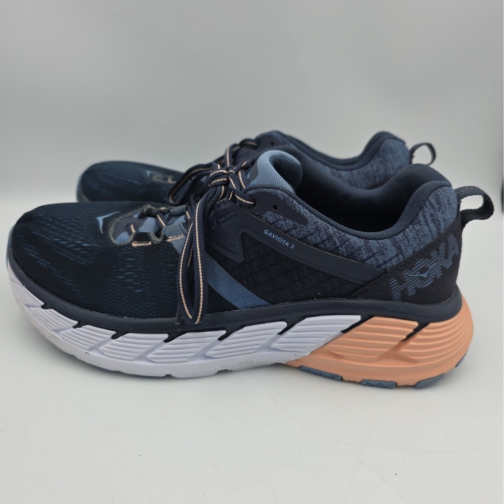 Hoka One Gaviota 2 Women SIZE 10 D Blue Athletic Running Shoe 1099718 MIDP